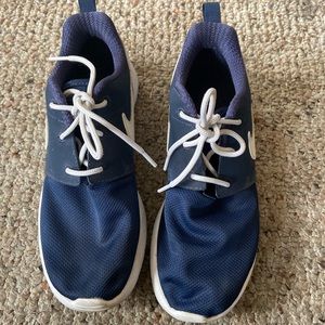 Navy blue NIKES